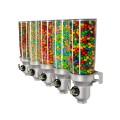 Turn N Serve Platinum Wall Mount 5 Liter, 5 Canister Cereal Dispenser